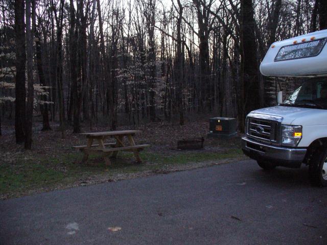 Lieber State Recreation Area, Campground, Cloverdale, Indiana Womo